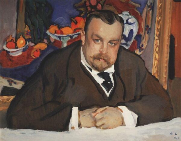 Valentin Serov, Portrait of Ivan Morozov, 1910, tempera on cardboard, Tretyakov Gallery, Moscow